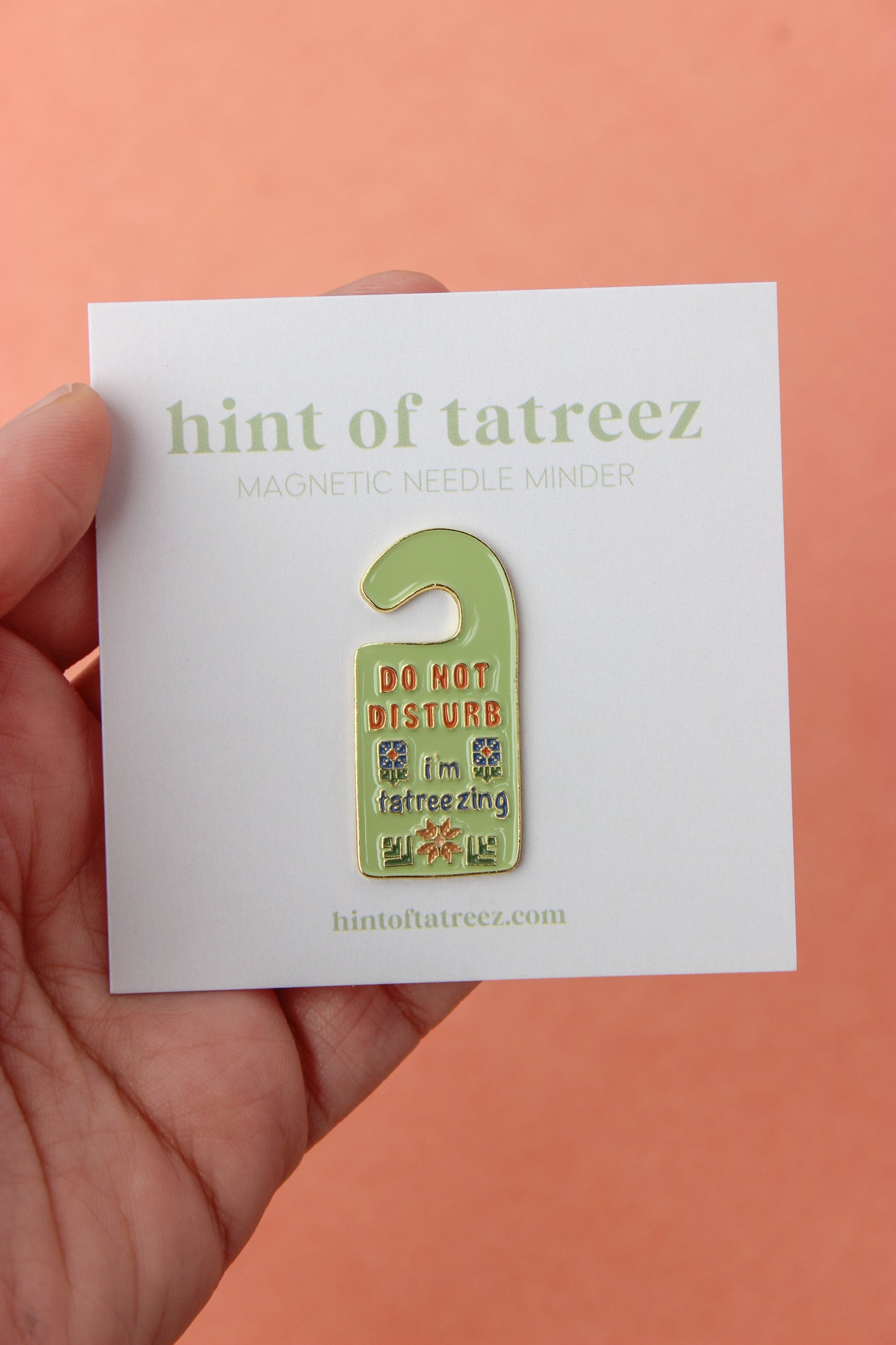 Do Not Disturb, I'm Tatreezing Magnetic Needle Minder