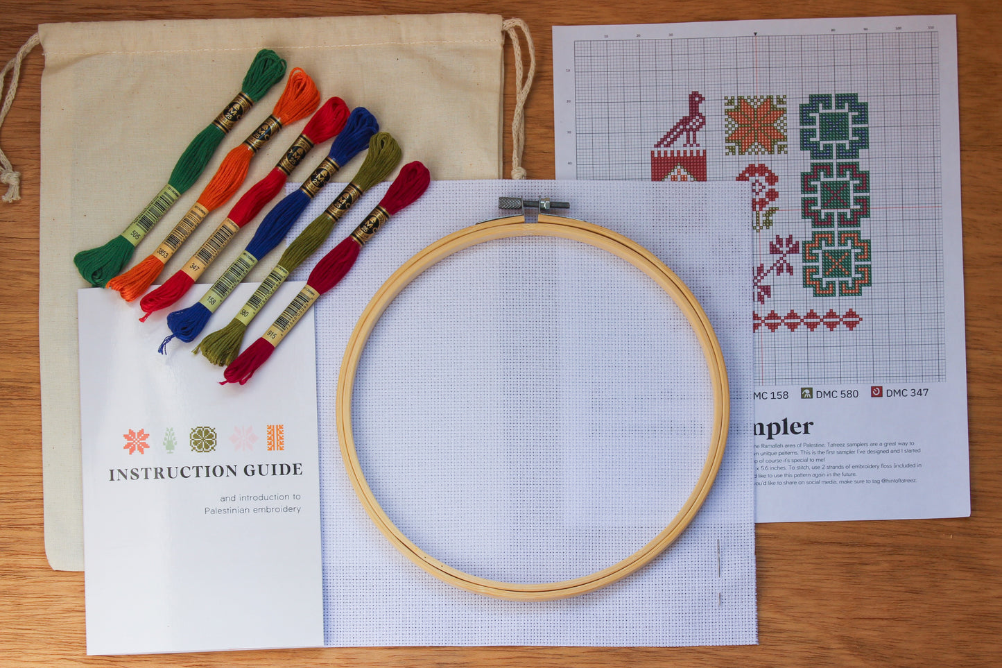 Ramallah Sampler Tatreez Kit