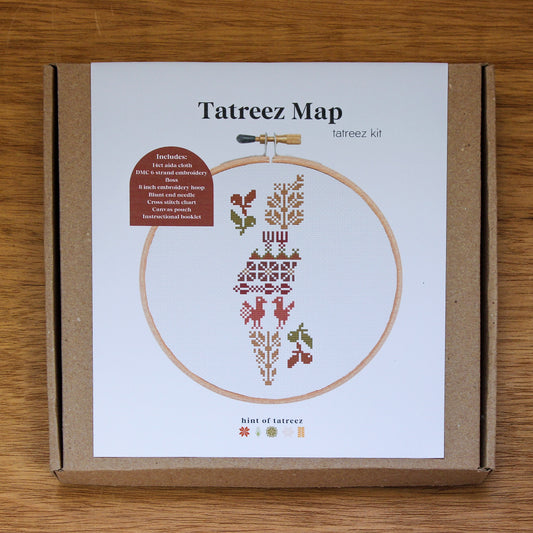 Tatreez Map Tatreez Kit